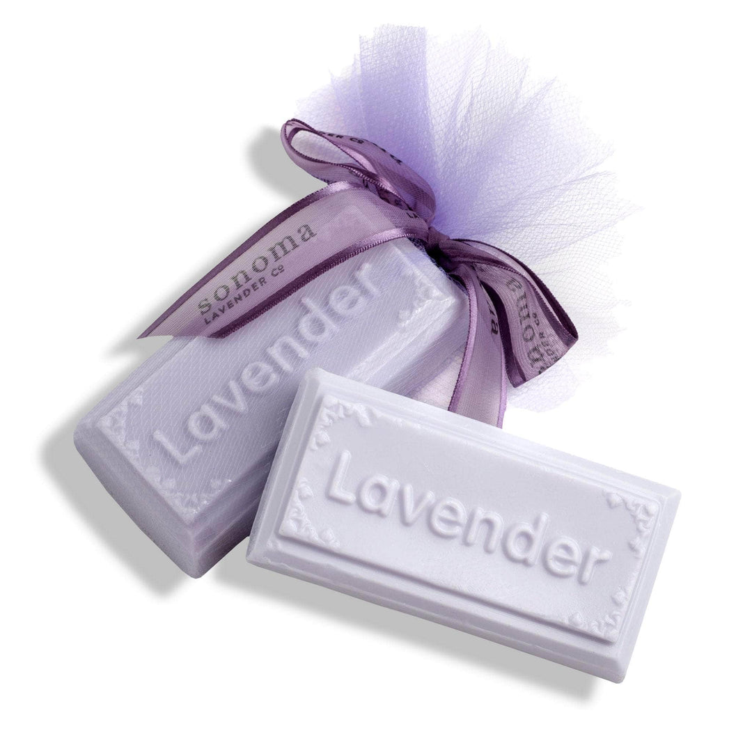 Embossed Lavender Soap Bar | Bath Body Lavender | Sonoma Lavender