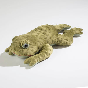 Freddy the Frog, your new eucalyptus-scented cuddle buddy! Soft, soothing, and perfect for relaxation, Freddy will help you unwind with calming aromatherapy. 