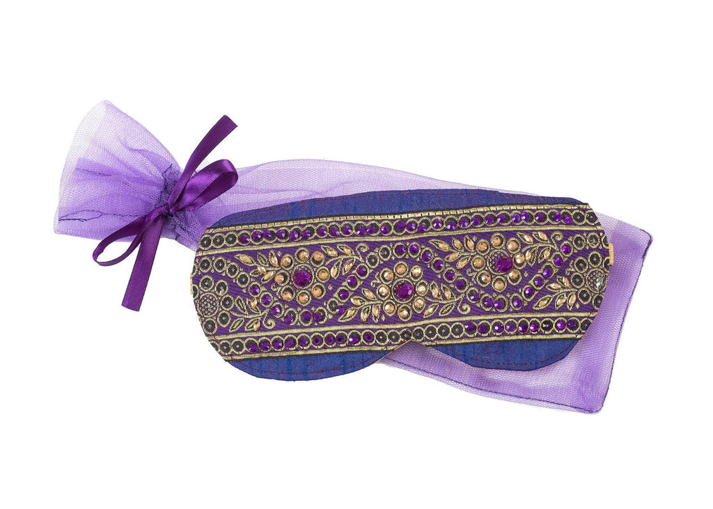 Jeweled Sleep Mask with Lavender