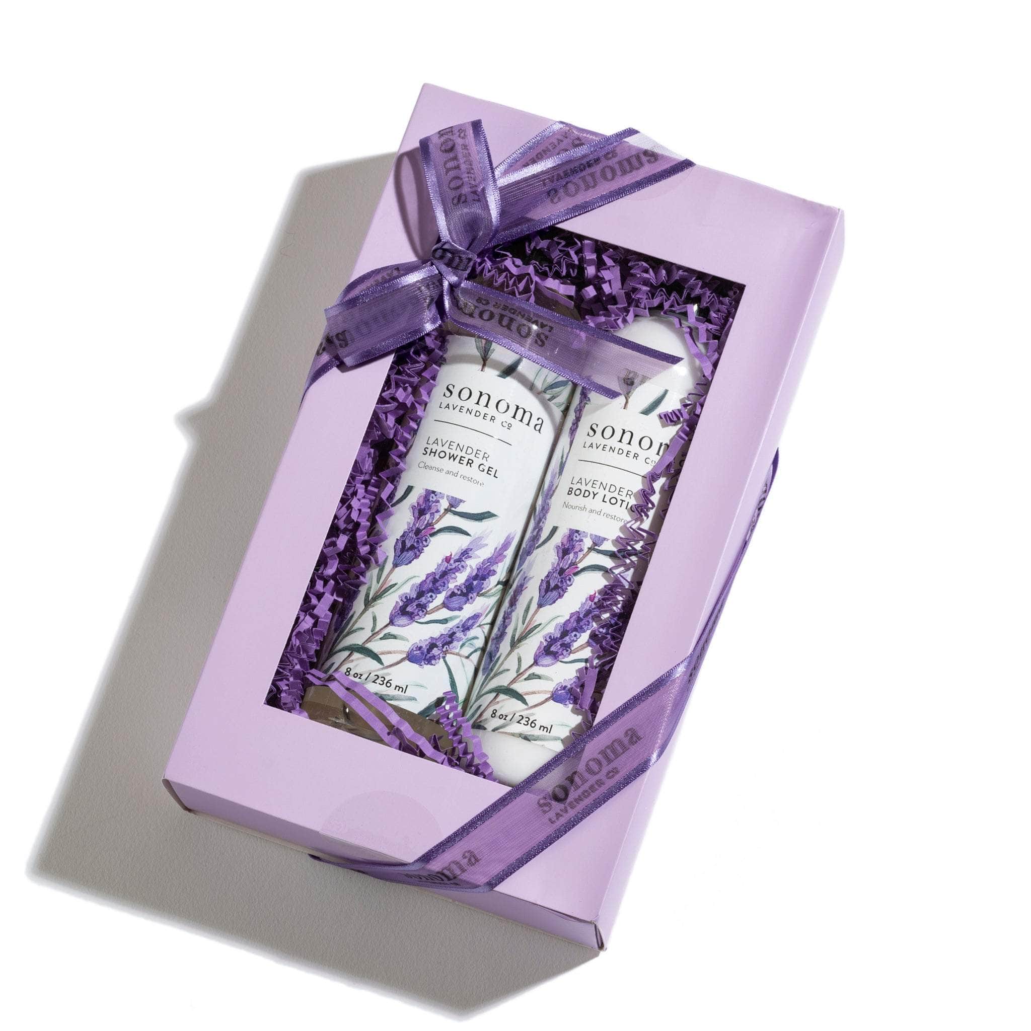 Lavender Shower Gel and Body Lotion Gift Set