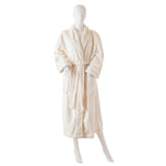 Ultra-Luxe Soft & Cozy Plush Shawl Robe in Ivory