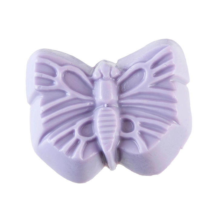 Purple butterfly soap on white background | bath and body lavender | Sonoma Lavender