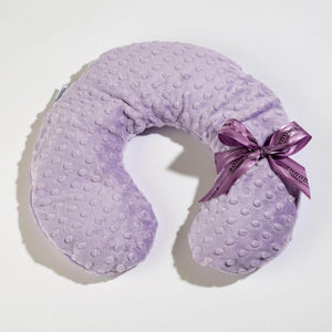 Lavender Spa Neck Pillow in Classic Lilac Dot Fabric
