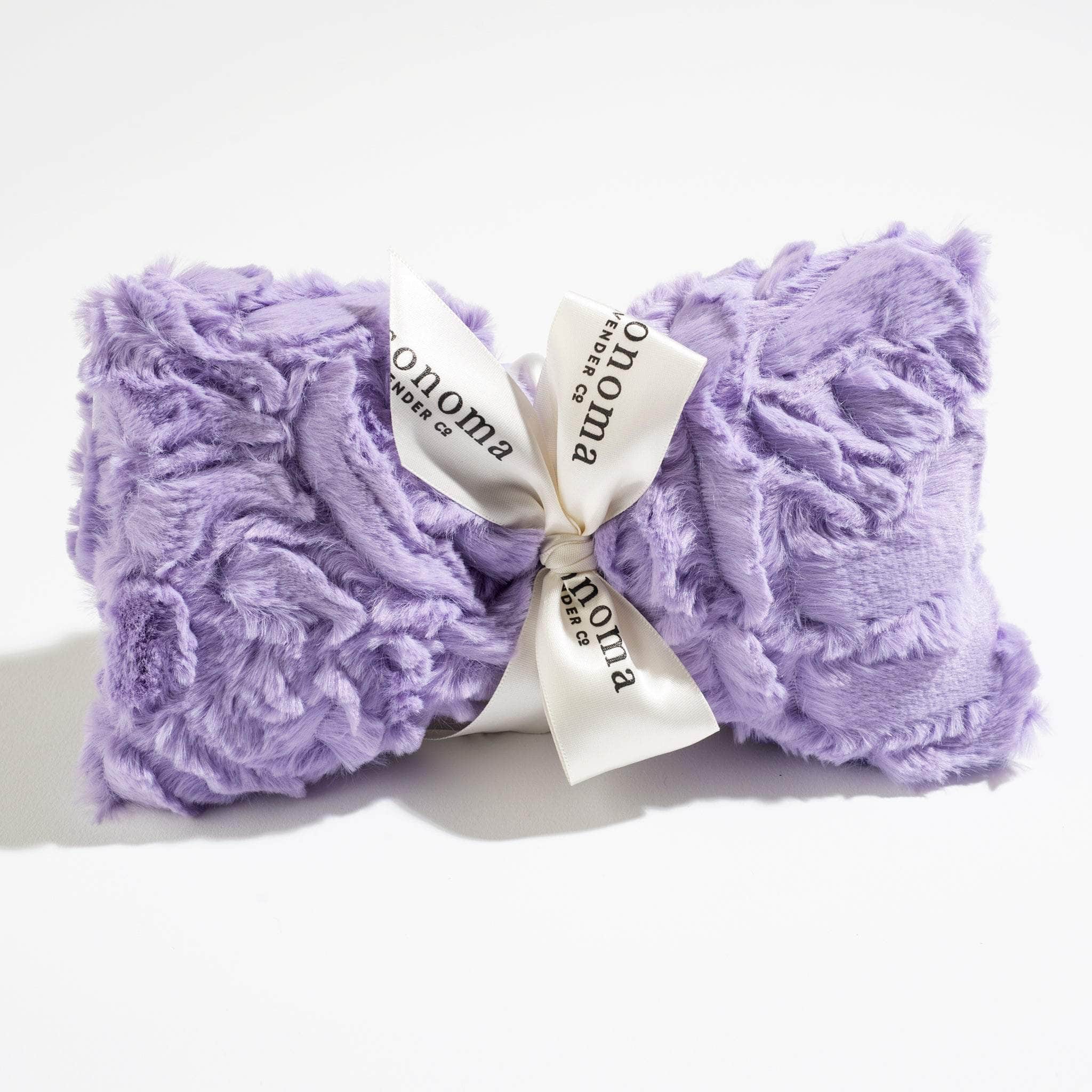 Lavender Spa Mask in Sculpted Bellflower Rose Fabric
