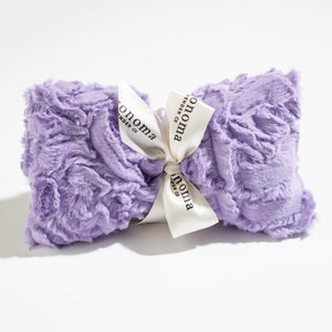 Lavender Spa Mask in Sculpted Bellflower Rose Fabric