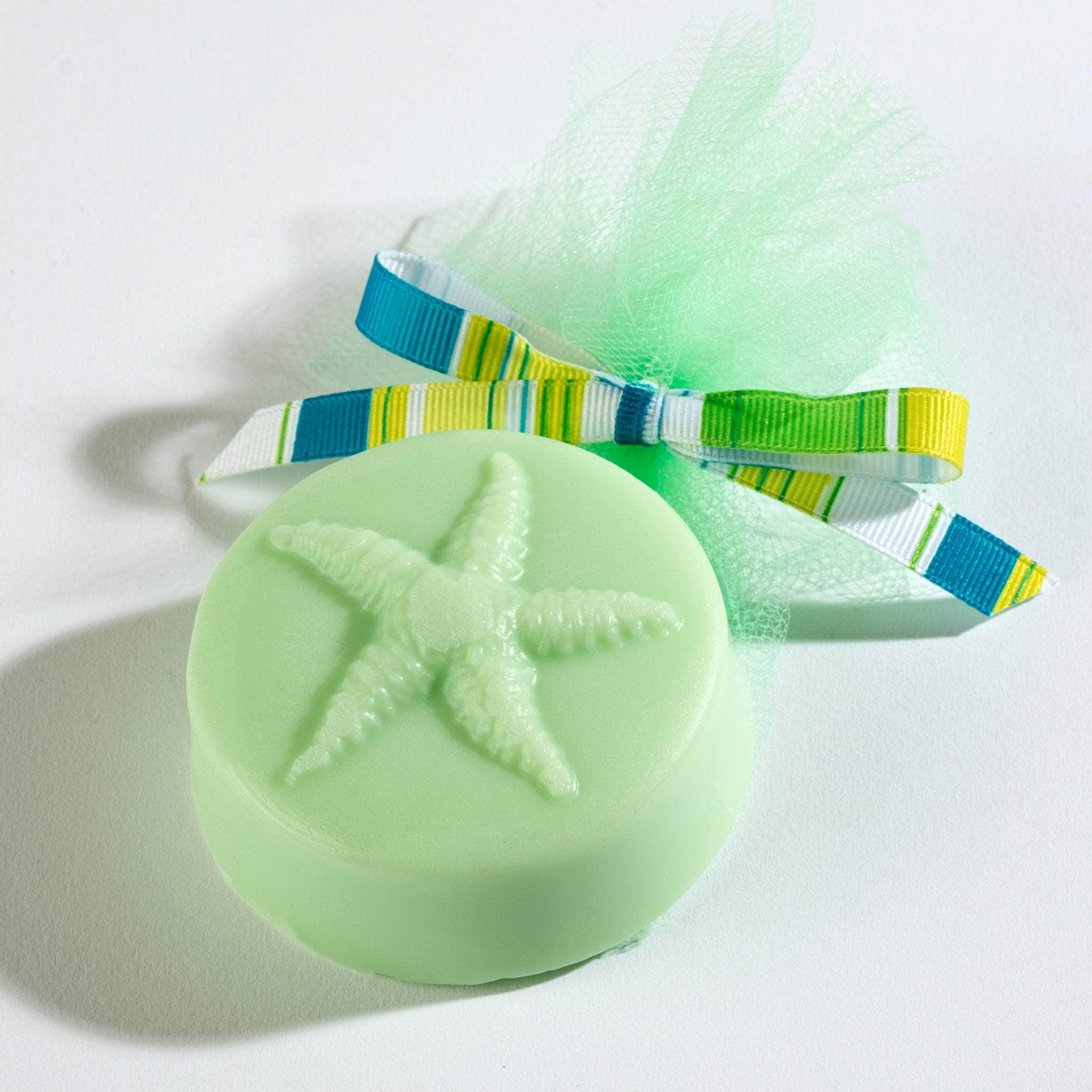 "Ocean Aire Scented Seashell Soap offers a refreshing, beach-inspired fragrance that gently cleanses and nourishes your skin, leaving it soft and rejuvenated.