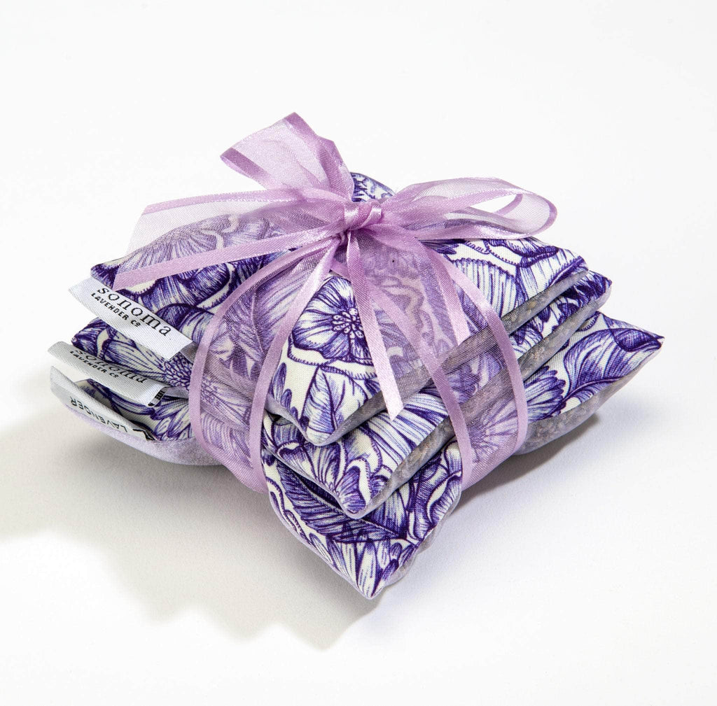 Lavender Sachet Trio in Purple Bouquet