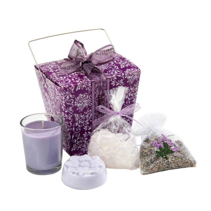 Aromatherapy gift: candle, sachet, bath | ​​lavender gift set | Sonoma Lavender